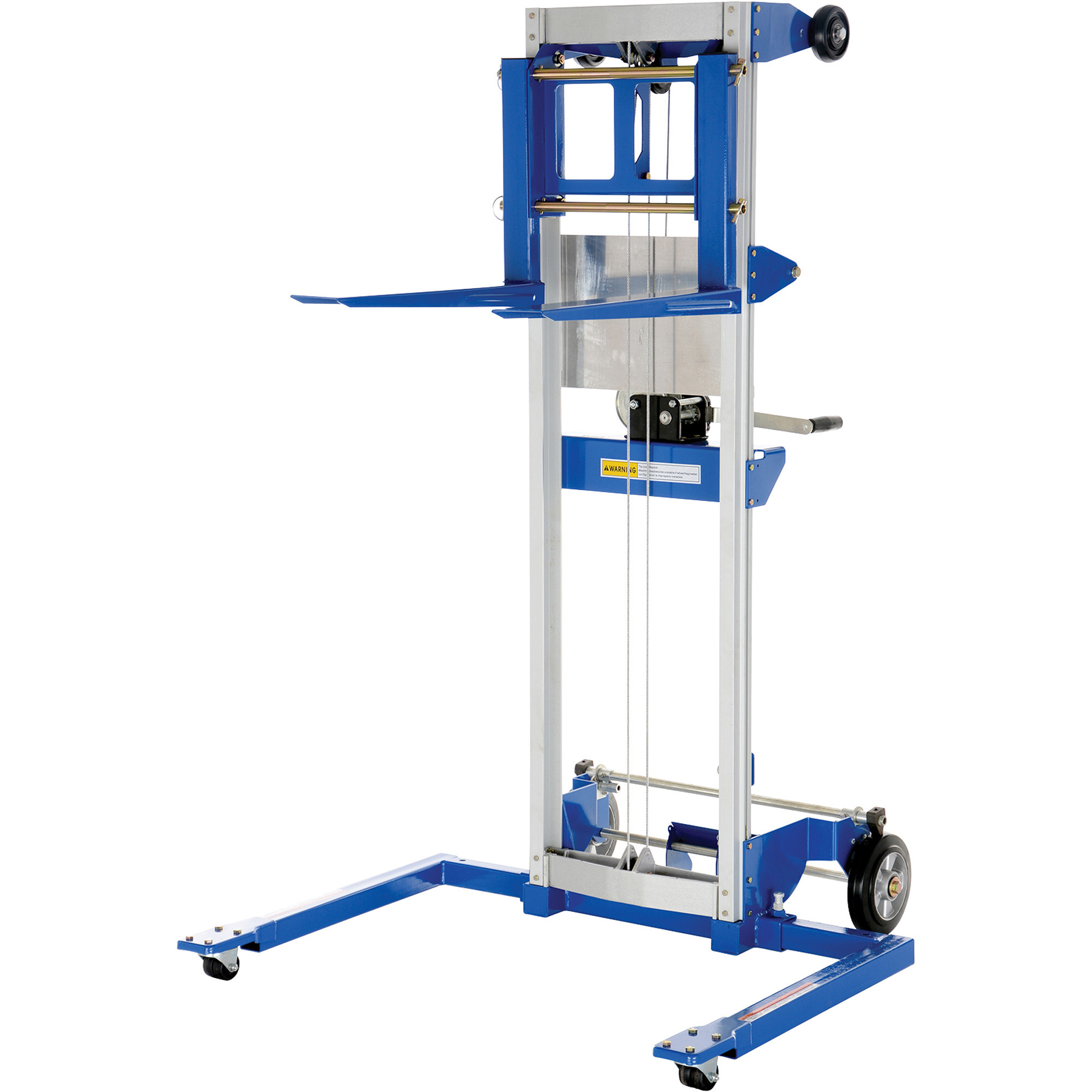 Vestil Hand Winch Truck - Straddle Design, 500-Lb. Capacity, Steel and Aluminum, Model# A-LIFT-S
